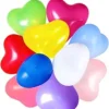 100pcs 10 Inch Color Heart Shaped Balloons