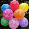 100pcs 12 Inch Happy Birthday Printed Balloons