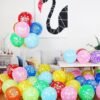 100pcs 12 Inch Happy Birthday Printed Balloons