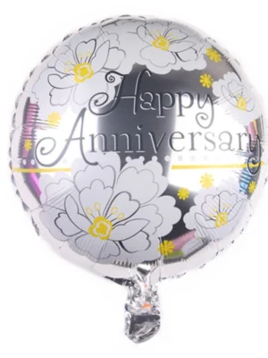Happy Anniversary Foil Balloon 18 Inch 1001