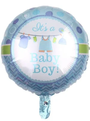 Baby Boy Foil Balloon 18 Inch 1010