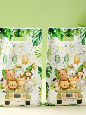 Animals Loot Bags for Birthday 10Pcs
