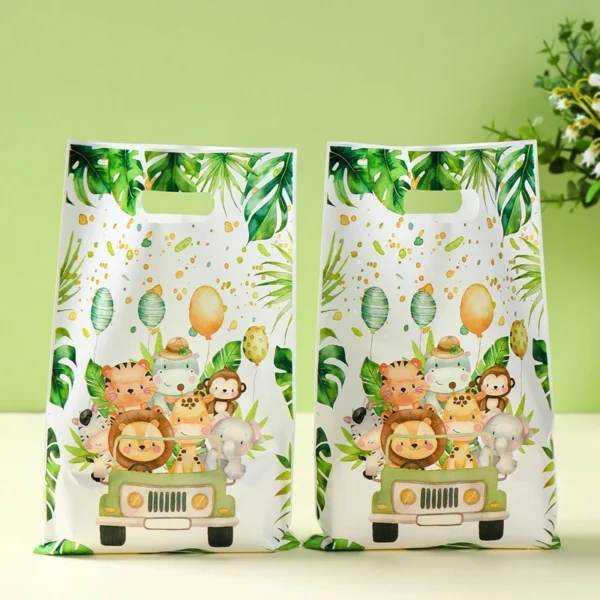 Animals Loot Bags for Birthday 10Pcs