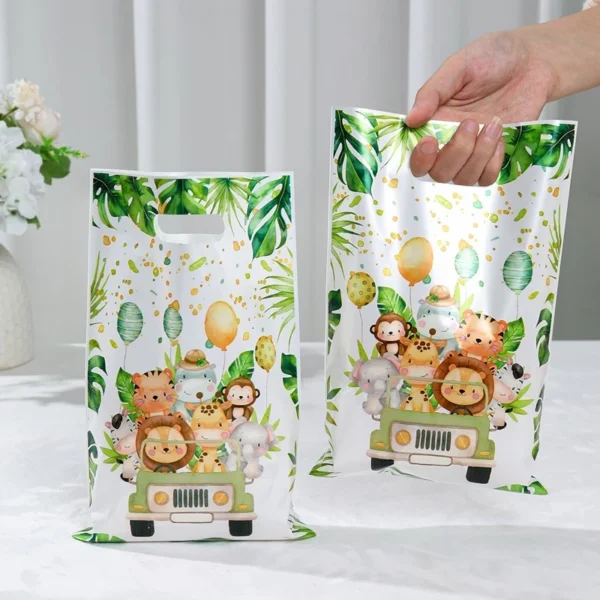 Animals Loot Bags for Birthday 10Pcs