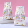 Rainbow Unicorn Loot Bags for Birthday 10Pcs