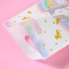 Rainbow Unicorn Loot Bags for Birthday 10Pcs