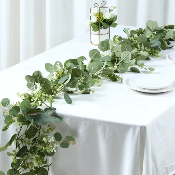 Artificial Mixed Eucalyptus Leaves Garland 180CM