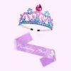 Purple Mermaid Birthday Crown