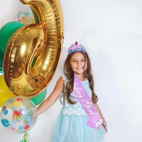 Purple Mermaid Birthday Crown