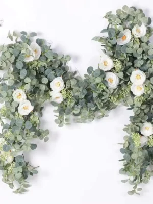 Artificial Mixed Eucalyptus Leaves Garland 180CM