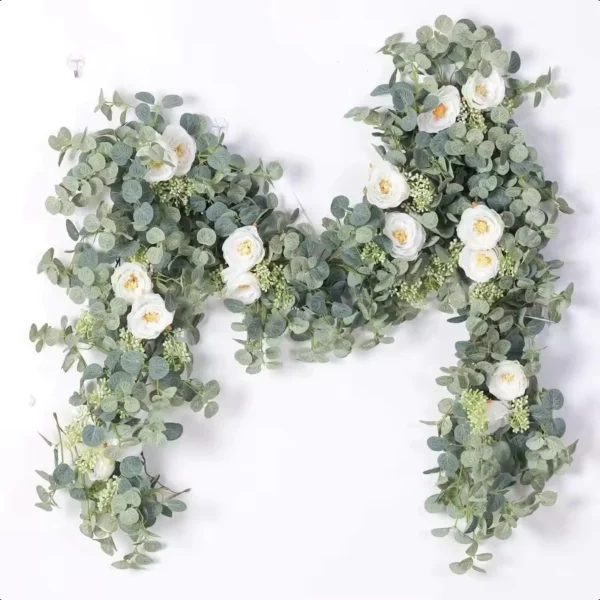 Artificial Mixed Eucalyptus Leaves Garland 180CM