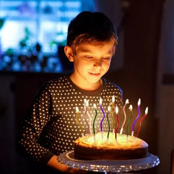 Twisty Birthday Spiral Cake Candles