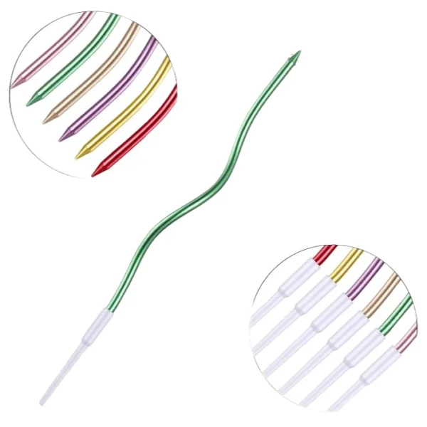 Twisty Birthday Spiral Cake Candles