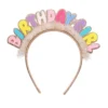 Colorful Birthday Lace Headband