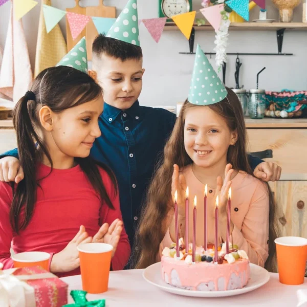 Multi Colored Birthday Cake Candles