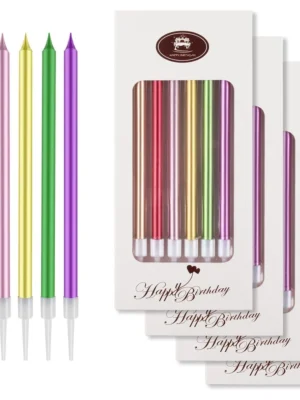 Multi Colored Birthday Cake Candles