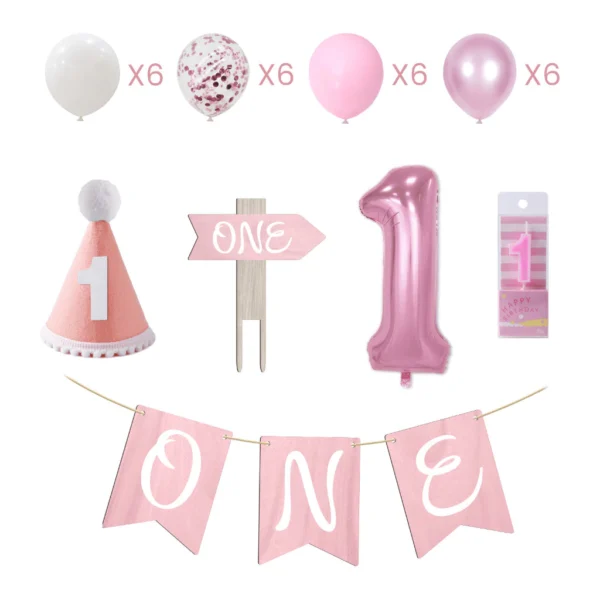 sg-11134201-7rdxa-mc92wobqh0ps5c 1st Birthday Decorations for Girls