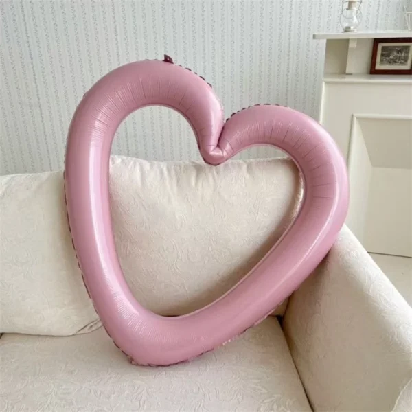 Love Heart Number Foil Balloon 133cm