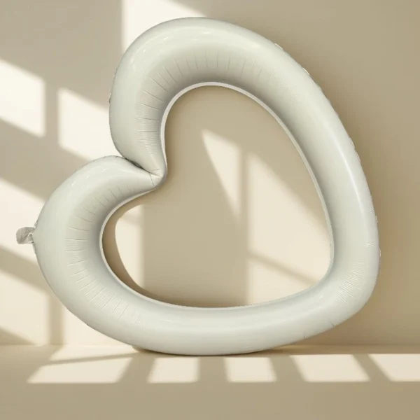 Love Heart Number Foil Balloon 133cm